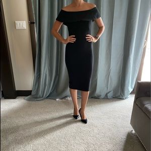 NWT, Nordstrom bodycon black dress